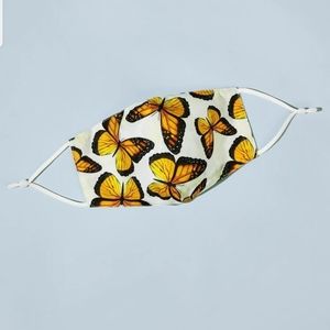 Butterfly Print Face Mask cotton Adjustable